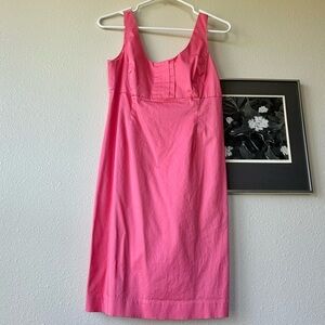 New York Company sleeveless midi fitted coral peach dress size​​​​​​​